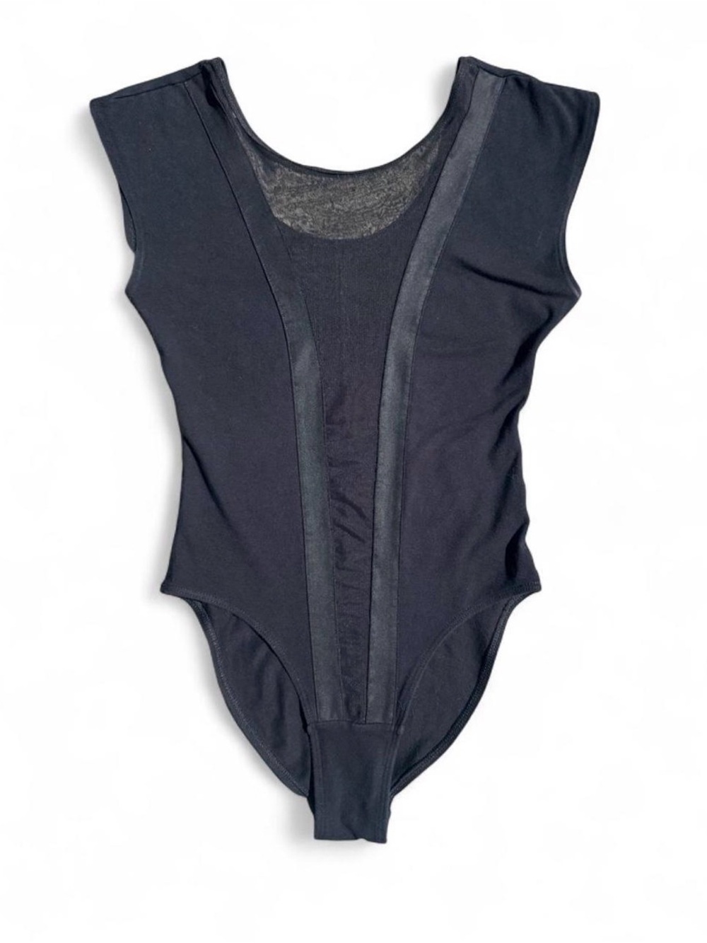 American Apparel Black Mesh Gloria Bodysuit